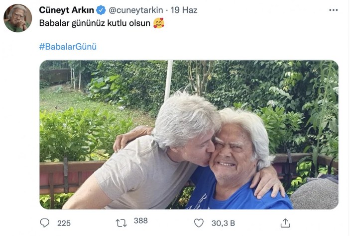 Cüneyt Arkın'ın son attığı tweet yürekleri burktu!