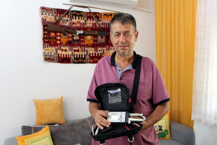 Edirneli çiftçi 2 yıldır kalbini çantasında taşıyor