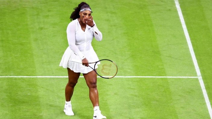 Serena Williams Wimbledon'a ilk turda veda etti!