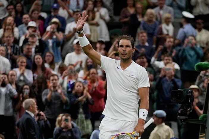 Wimbledon'da Nadal 4. tura çıktı