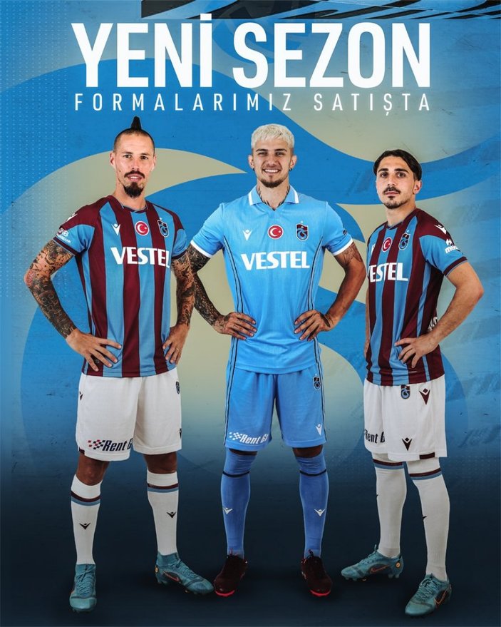 Trabzonspor, yeni sezon formalarını tanıttı