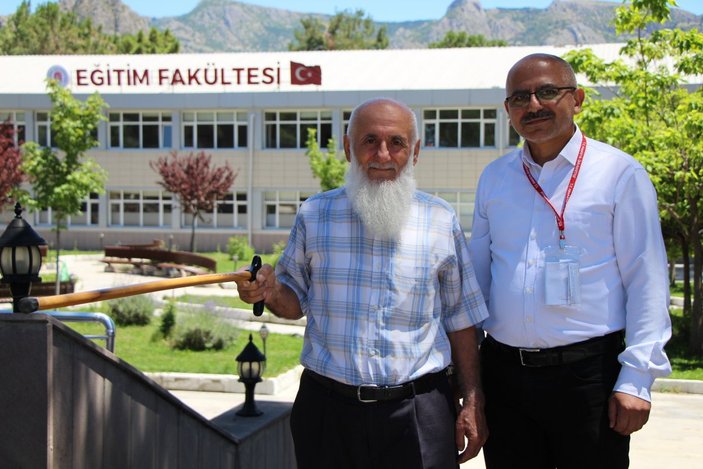 Amasya'da 80 yaşında DGS sınavına girdi