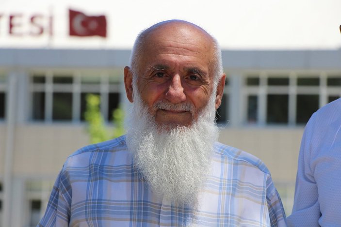 Amasya'da 80 yaşında DGS sınavına girdi