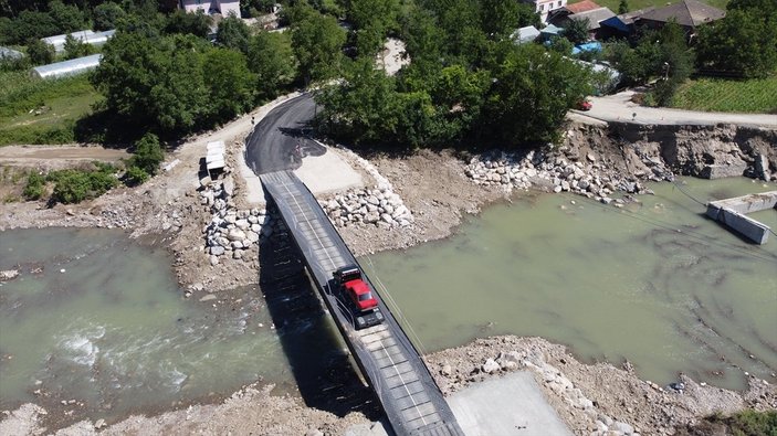 TSK, Bartın'da köprü kurdu