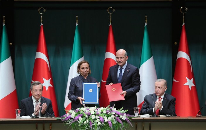 Türkiye ile İtalya arasında 9 yeni iş birliği anlaşması