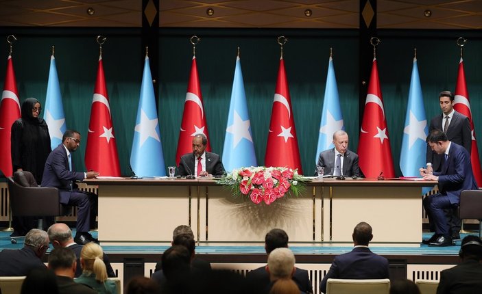 Cumhurbaşkanı Erdoğan Somalili mevkidaşı ile basın toplantısında konuştu
