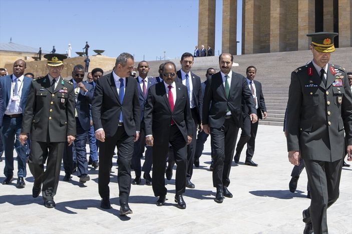 Cumhurbaşkanı Erdoğan, Somalili mevkidaşı Mahmud'u ağırladı