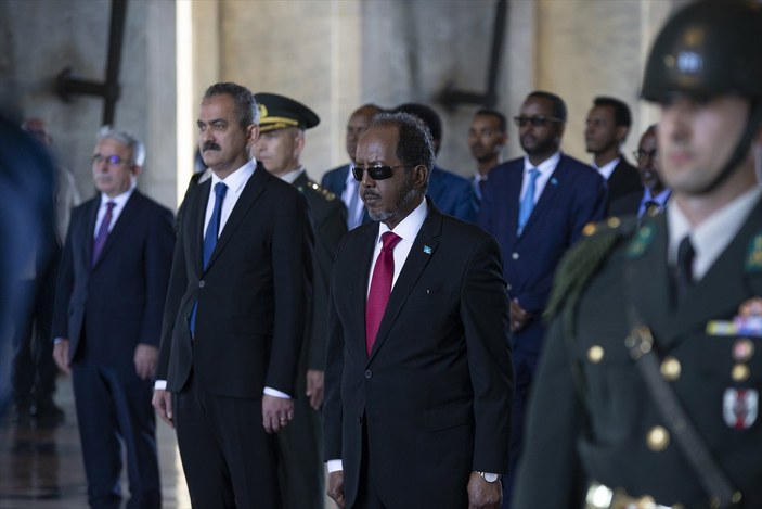 Cumhurbaşkanı Erdoğan, Somalili mevkidaşı Mahmud'u ağırladı