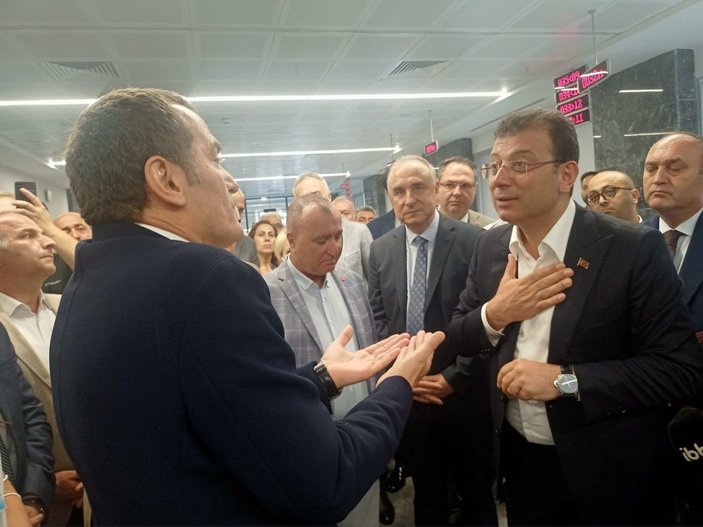 Ekrem İmamoğlu ile Zeytinburnu Belediye Başkanı Arısoy arasında tartışma