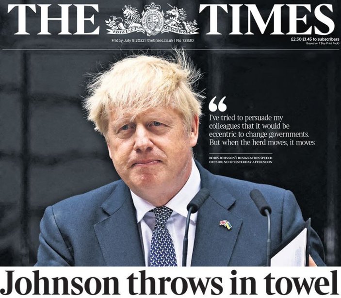 İngiltere, Boris Johnson'ın istifasını konuşuyor