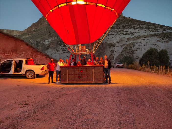 Kayseri'de balon turizmi başladı