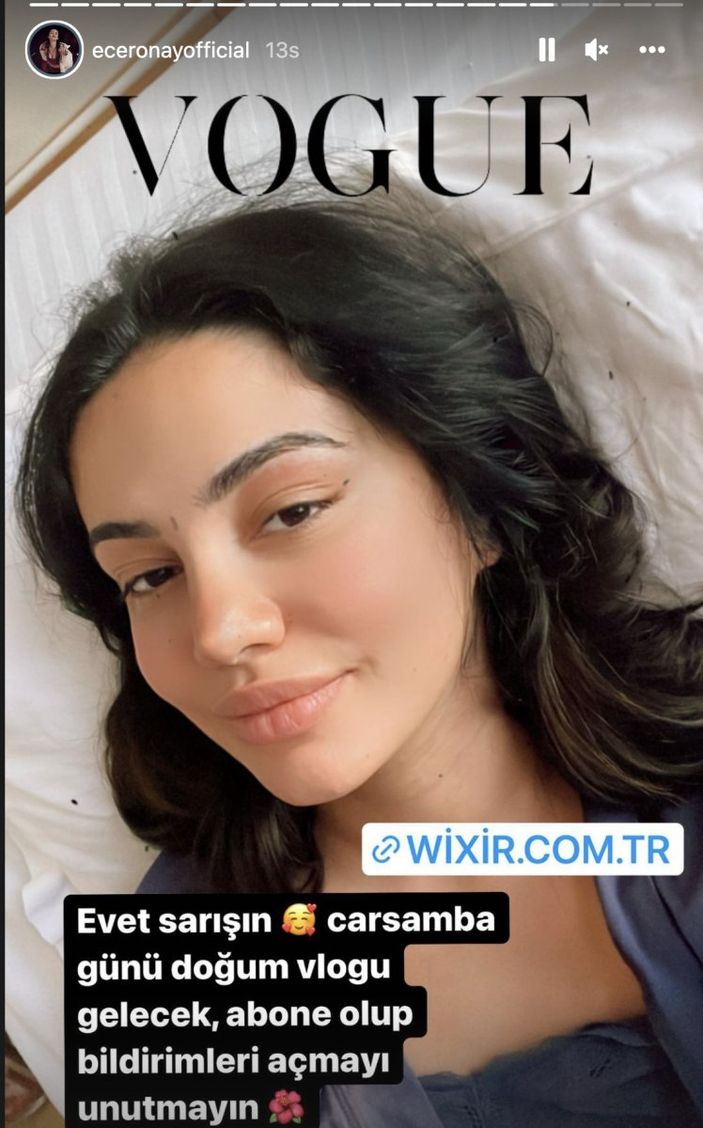 TikTok fenomeni Ece Ronay'dan sürpriz! Sarışın oğlu Miran bebek...