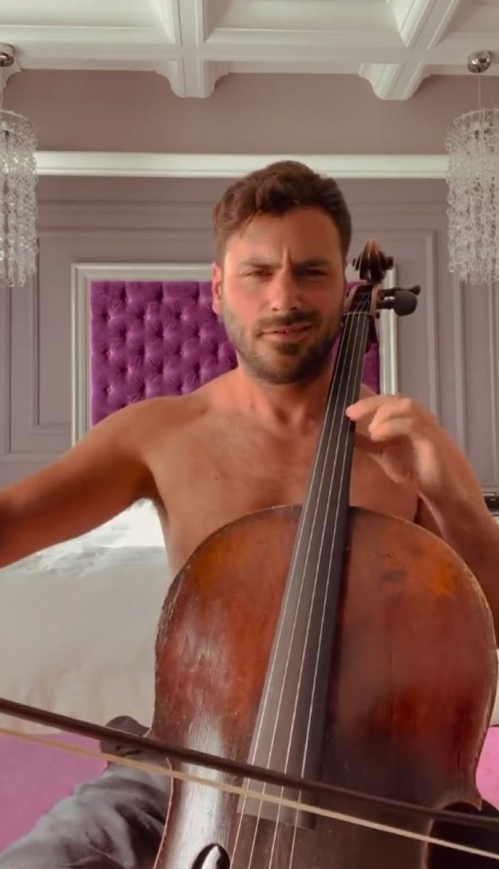 Dünyaca ünlü çellist, ‘Şımarık’ şarkısını yorumladı