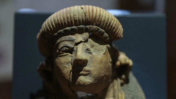Athena heykeli parçaları birleştirildi