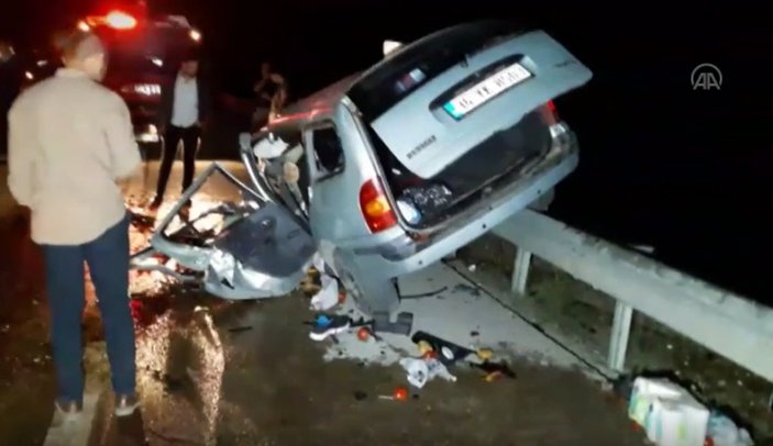 Sinop'ta düğün dönüşü kaza: 4 ölü 1 yaralı