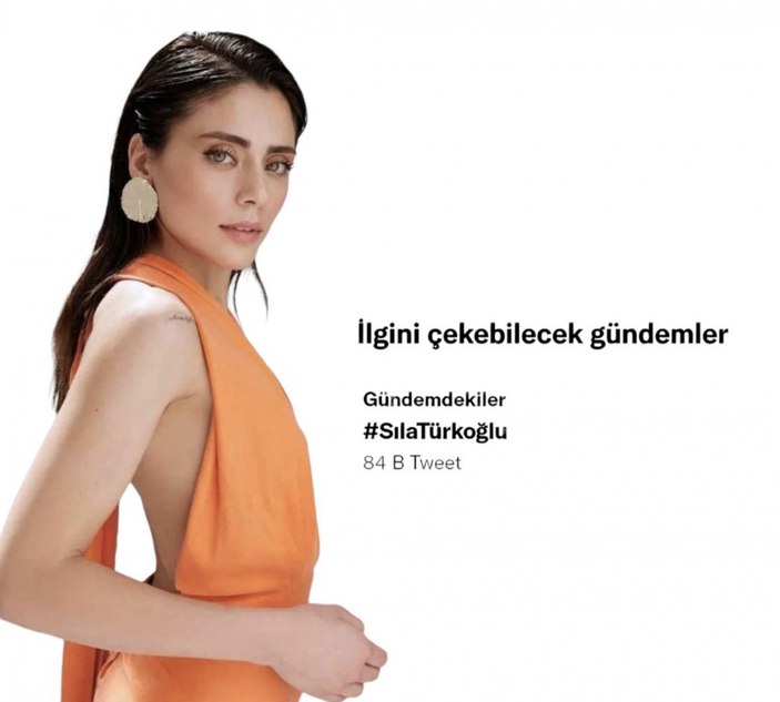 Twitter'ın gündemine oturdu! Sıla Türkoğlu bakın listenin kaçıncı sırasında....