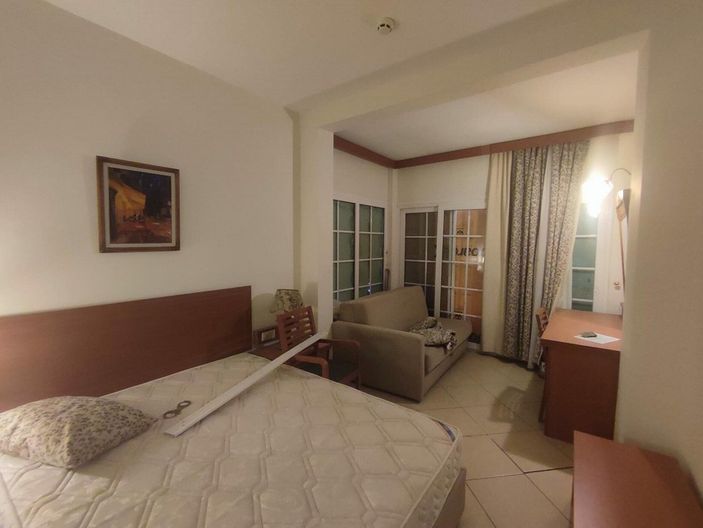 d Marmaris'teki otelde, Cumhurbaşkanı Erdoğan'ın odasındaki çatışma izleri