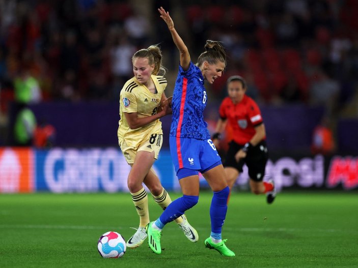 Fransa, Avrupa Kadınlar Futbol Şampiyonası'nda çeyrek finalde