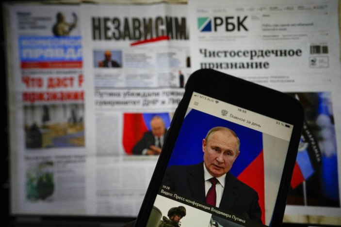 Putin'den Rus medyasının faaliyetlerini yasaklayan ülkelere misilleme