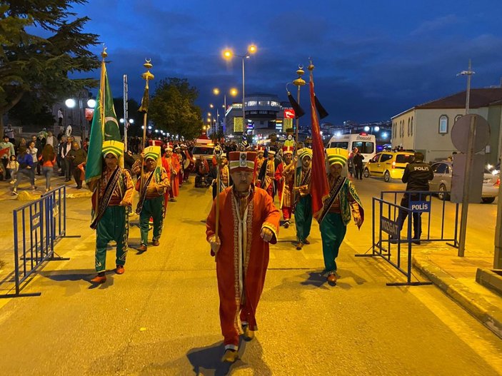 Yozgat'ta 15 Temmuz anmalarında mehterle yüründü