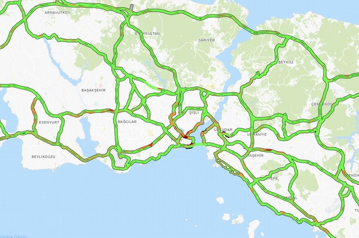 Bodrum'dan çıkış trafiği