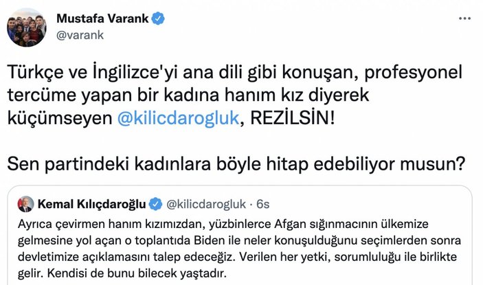 Bakan Varank'tan Kılıçdaroğlu'na: Rezilsin