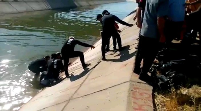 Diyarbakır'da sulama kanalına giren gencin cesedi çıkarıldı