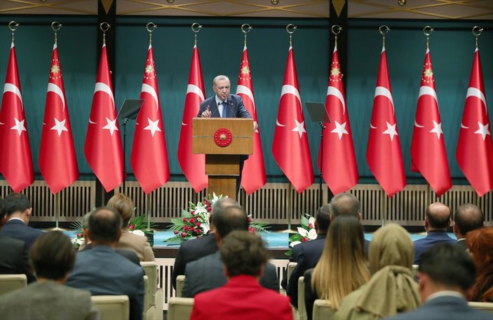 Cumhurbaşkanı Erdoğan, Kabine toplantısı sonrası konuştu