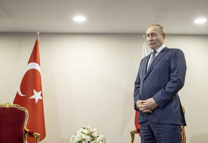 Rusya Devlet Başkanı Putin, Cumhurbaşkanı Erdoğan'ı beklerken