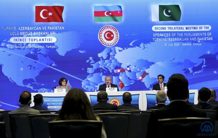 Türkiye, Azerbaycan ve Pakistan parlamento başkanları İstanbul Beyannamesi'ni imzaladı