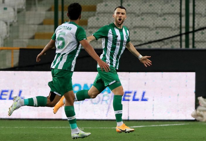 Konyaspor UEFA Avrupa Konferans Ligi ilk maçında BATE Borisov'u yendi