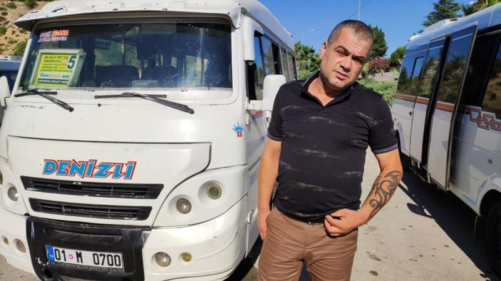 Adana'da epilepsi krizi geçiren çocuğu dolmuş şoförü kurtardı