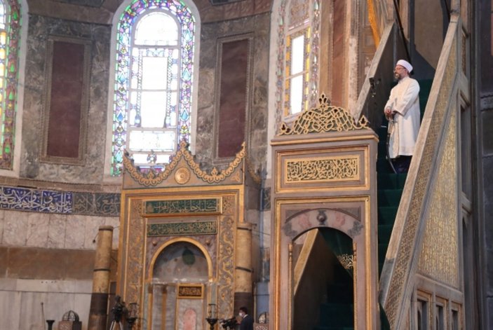 Ayasofya Camii’nin ibadete açılışının ikinci yılı