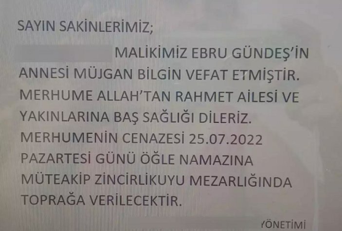 Ebru Gündeş'in annesi Müjgan Bilgin kimdir, neden öldü?