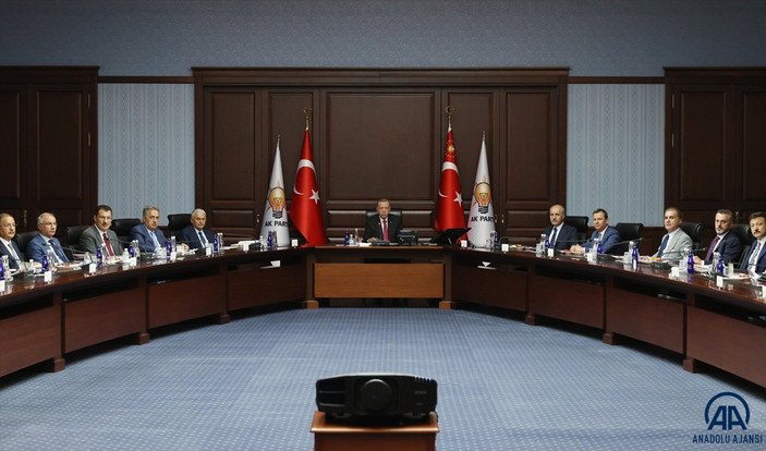 AK Parti MYK, Cumhurbaşkanı Erdoğan başkanlığında toplandı