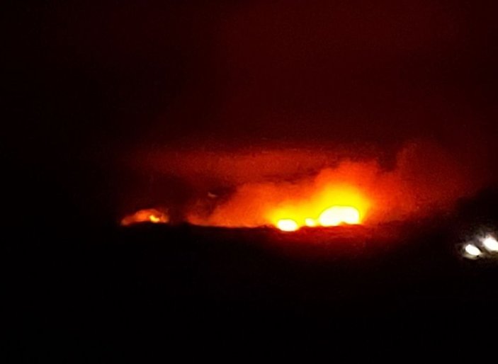 Yunanistan'da çıkan yangın, Edirne'nin sınır köylerine dayandı