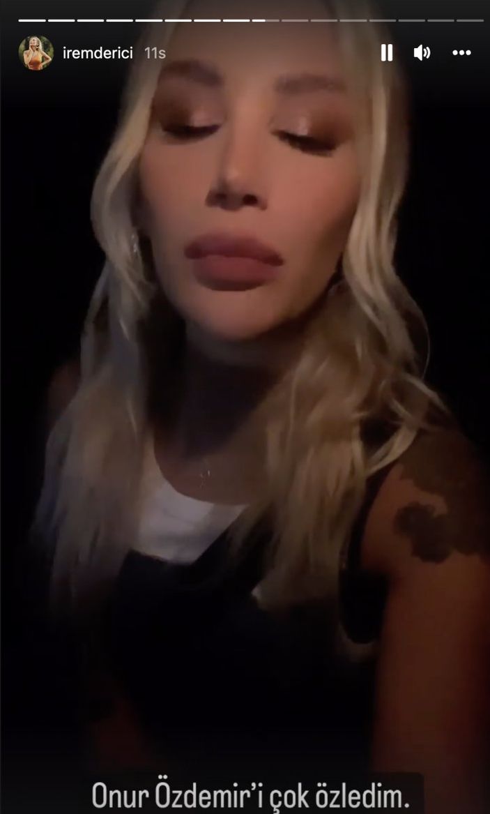İrem Derici'den olay yaratan paylaşım! Gözyaşlarıyla seslendi...'Seni çok özledim'
