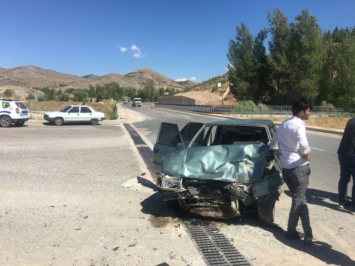 Gümüşhane'de trafik kazası: 8 yaralı
