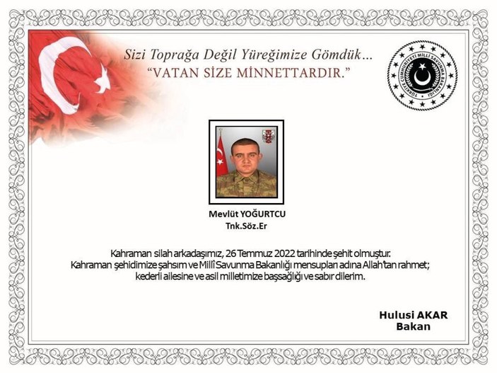 MSB: 25 PKK/YPG’li terörist etkisiz hale getirildi