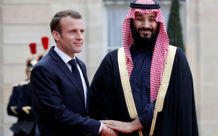 Fransa'da Emmanuel Macron - Muhammed bin Selman zirvesi