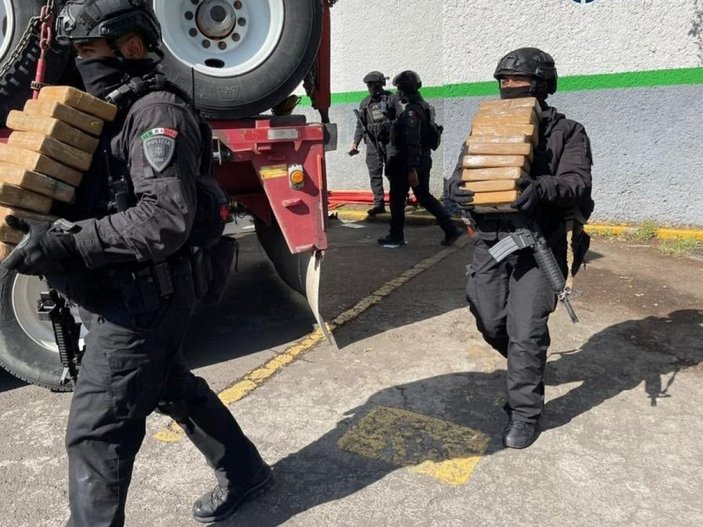 Meksika'da 1,6 tondan fazla kokain ele geçirildi