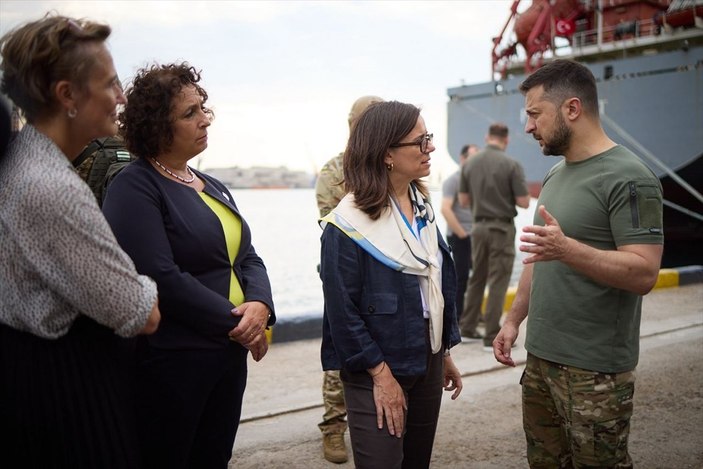 Vladimir Zelensky, Odessa Limanı'nı ziyaret etti