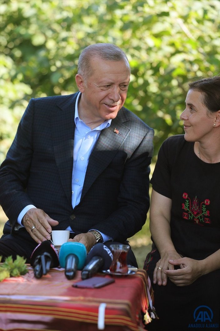 Cumhurbaşkanı Erdoğan'ın Ordulularla güldüren diyaloğu