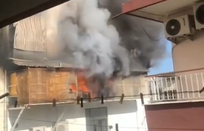 Antalya'da jeneratör yangını paniğe neden oldu