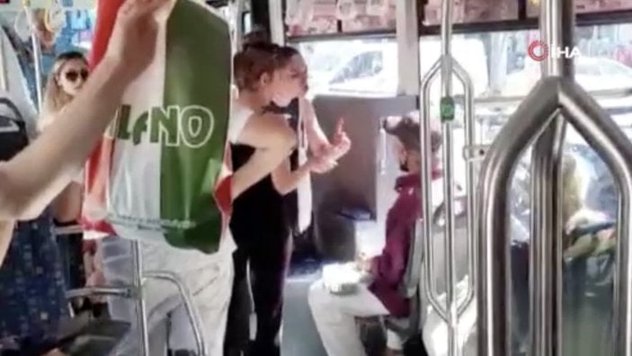İstanbul'da otobüste 'pantolonuma çarptın' tartışması