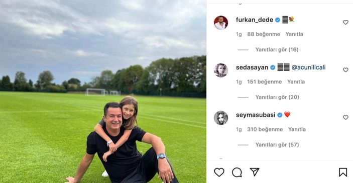 Acun Ilıcalı kızıyla fotoğraf paylaştı! Şeyma Subaşı'nın yorumu olay oldu!