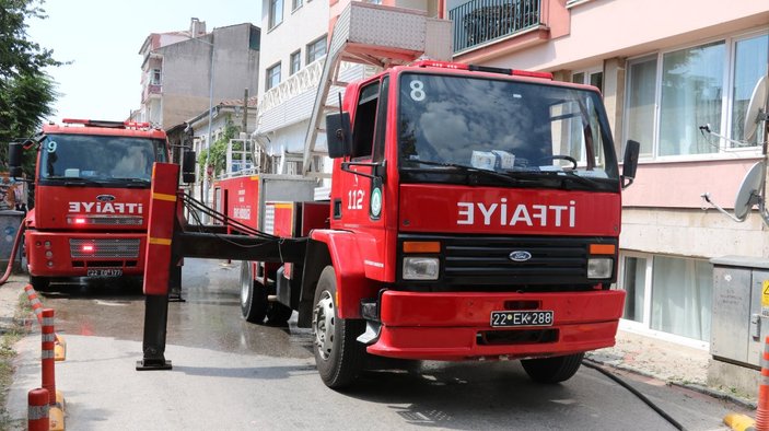 Edirne'de can pazarı: İtfaiye ekipleri zamanla yarıştı