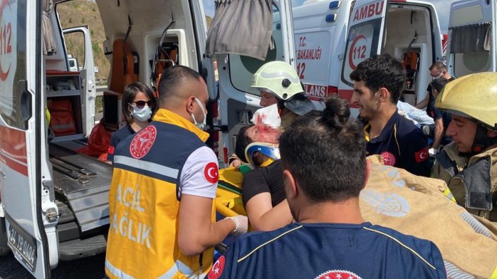 Kuzey Marmara Otoyolu'nda zincirleme kaza: 11 yaralı