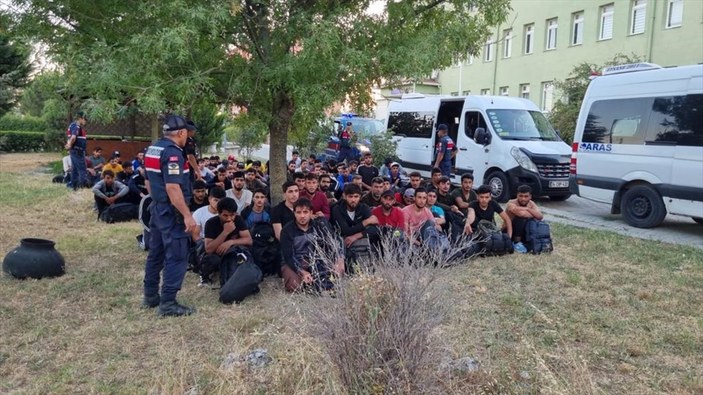Kırklareli'nde, 88 kaçak göçmen yakalandı