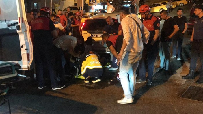 Zonguldak’ta ciple çarpışan motosikletli yaralandı